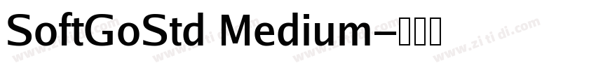 SoftGoStd Medium字体转换